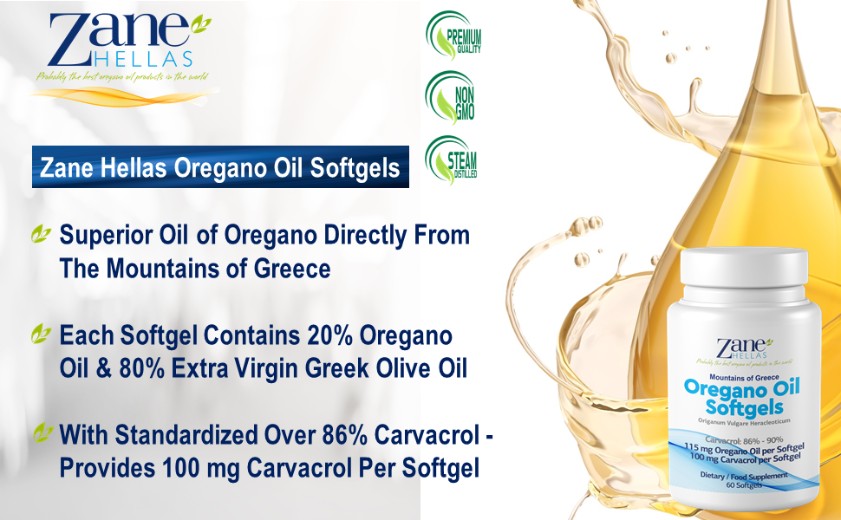 Oreganoöl-Kapseln/Weichkapseln-Verhältnis 20% Oregano-Ätherisches Öl 3 Oregano Oil Capsules/Softgels Ratio 20% Oregano Essential Oil – Bild 3